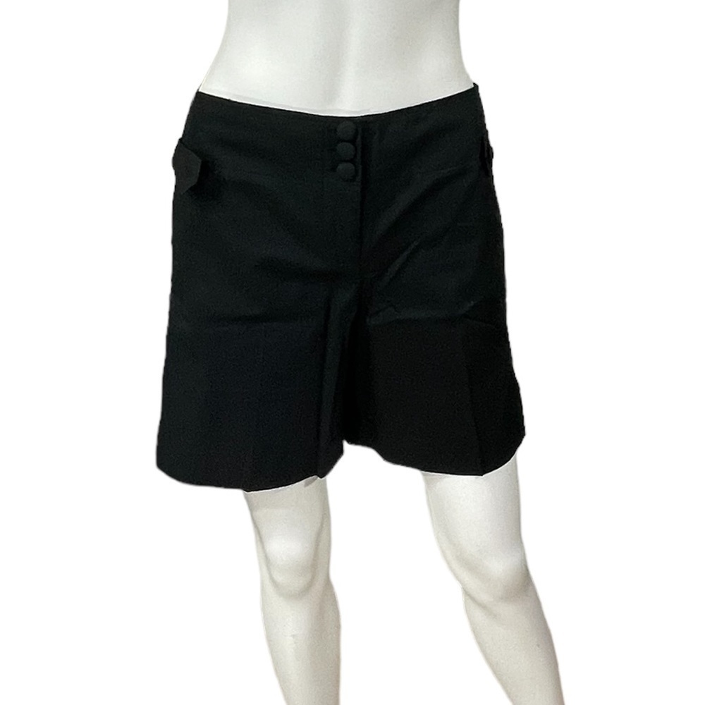 Ann Taylor LOFT Black Cotton Blend Short Size 0